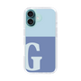 Slim Protection Case［ オリジナル - initial two tone - G blue ］