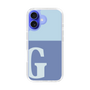 Slim Protection Case［ オリジナル - initial two tone - G blue ］