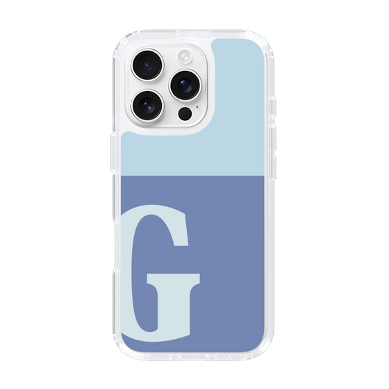 Slim Protection Case［ オリジナル - initial two tone - G blue ］