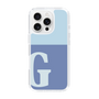 Slim Protection Case［ オリジナル - initial two tone - G blue ］