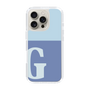 Slim Protection Case［ オリジナル - initial two tone - G blue ］