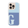 Slim Protection Case［ オリジナル - initial two tone - G blue ］