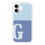 Slim Protection Case［ オリジナル - initial two tone - G blue ］