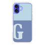 Slim Protection Case［ オリジナル - initial two tone - G blue ］