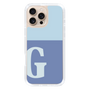 Slim Protection Case［ オリジナル - initial two tone - G blue ］
