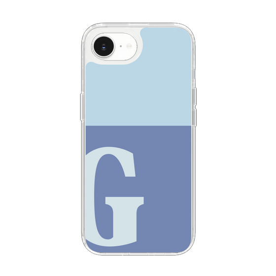 Slim Protection Case［ Original - initial two tone - G blue ］