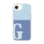 Slim Protection Case［ Original - initial two tone - G blue ］
