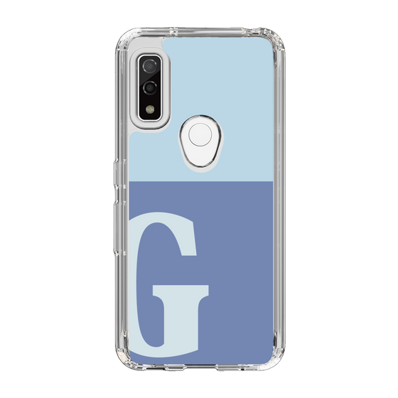 Slim Protection Case［ Original - initial two tone - G blue ］