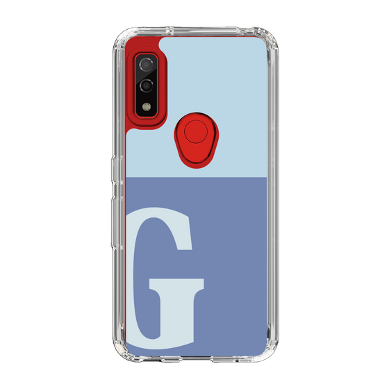 Slim Protection Case［ Original - initial two tone - G blue ］