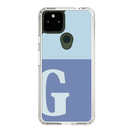 Slim Protection Case［ Original - initial two tone - G blue ］