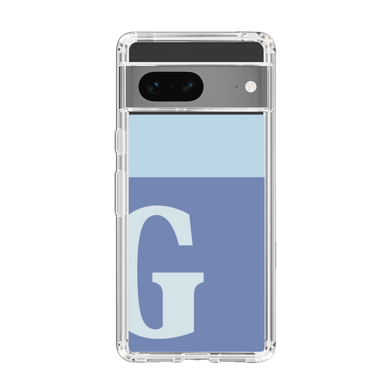 Slim Protection Case［ Original - initial two tone - G blue ］