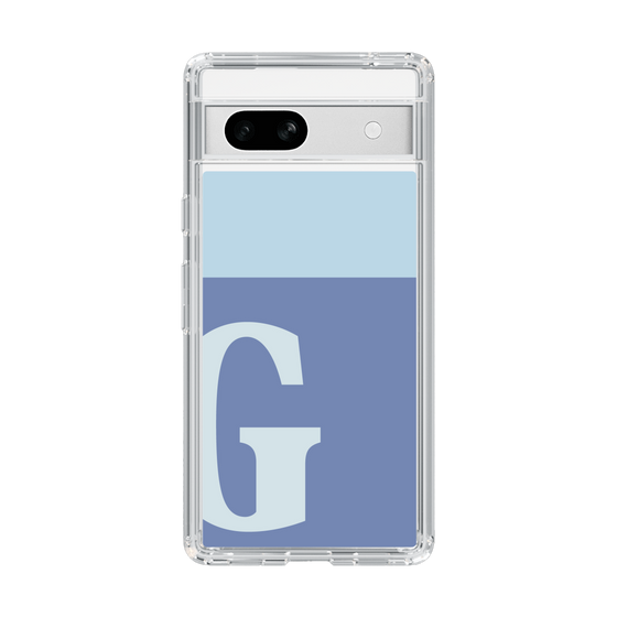 Slim Protection Case［ Original - initial two tone - G blue ］