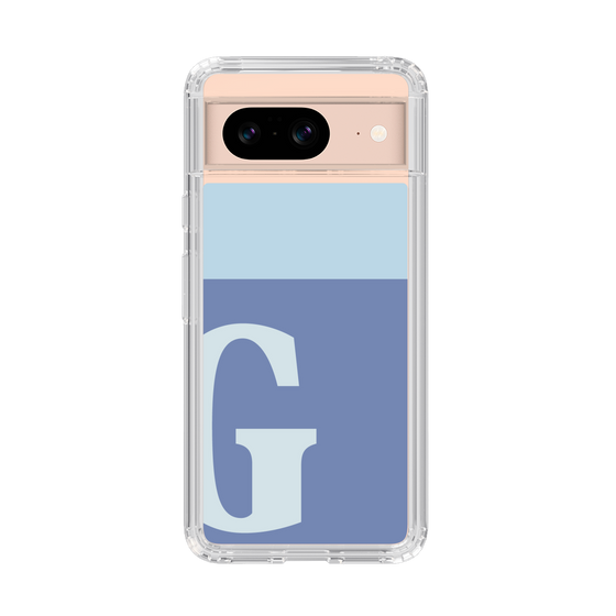 Slim Protection Case［ Original - initial two tone - G blue ］