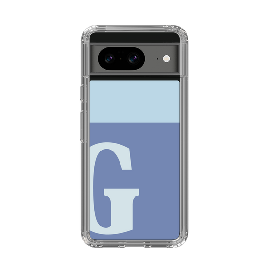 Slim Protection Case［ Original - initial two tone - G blue ］