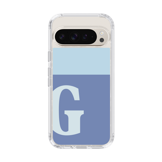 Slim Protection Case［ Original - initial two tone - G blue ］