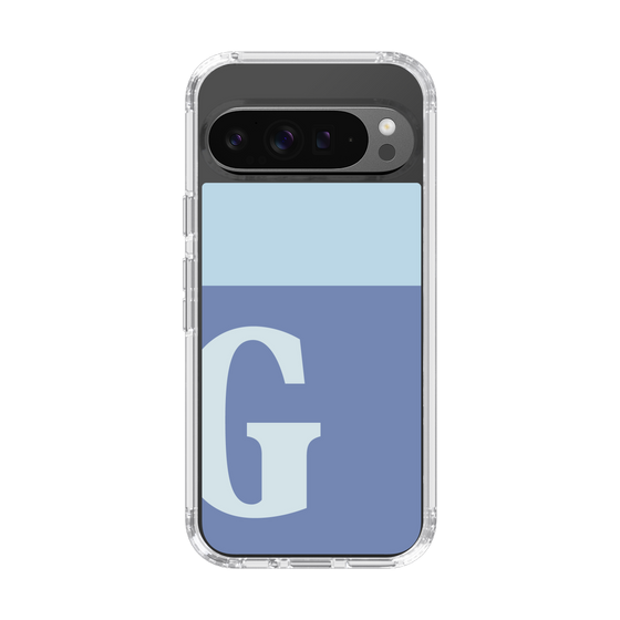 Slim Protection Case［ Original - initial two tone - G blue ］