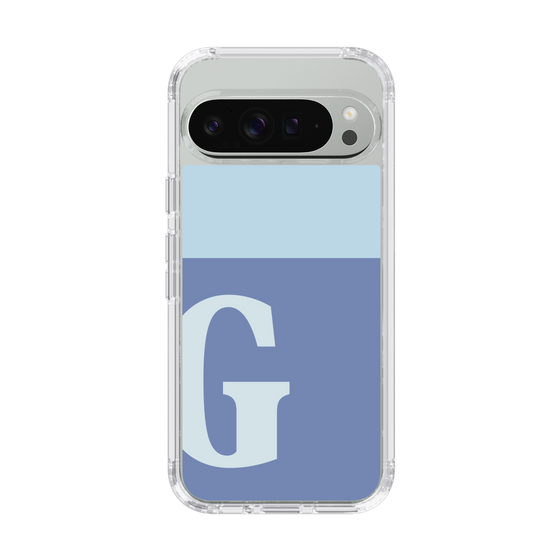 Slim Protection Case［ Original - initial two tone - G blue ］