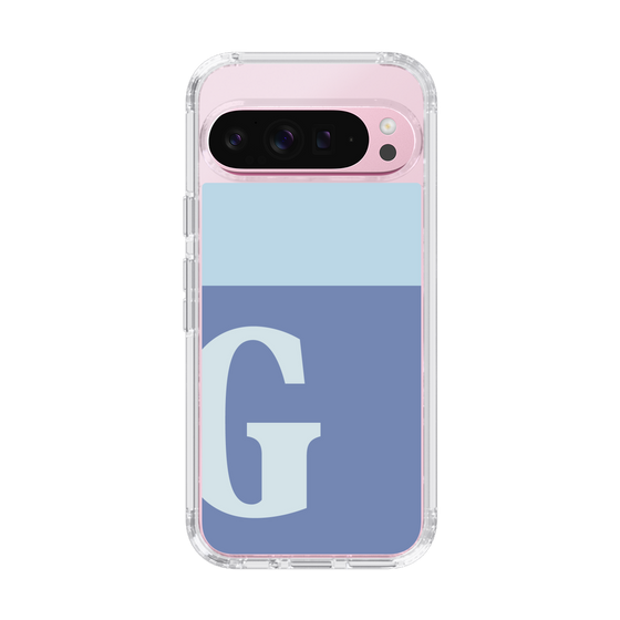 Slim Protection Case［ Original - initial two tone - G blue ］