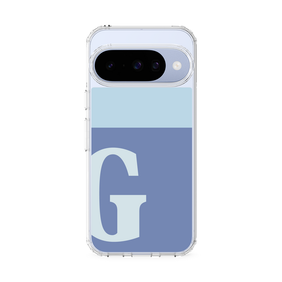 Slim Protection Case［ Original - initial two tone - G blue ］