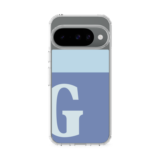 Slim Protection Case［ Original - initial two tone - G blue ］
