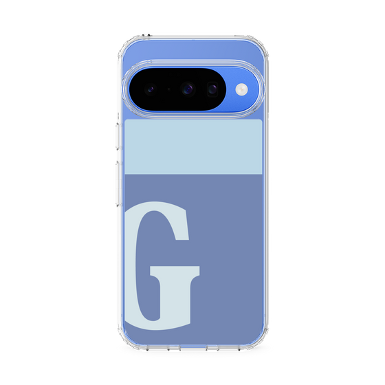 Slim Protection Case［ Original - initial two tone - G blue ］