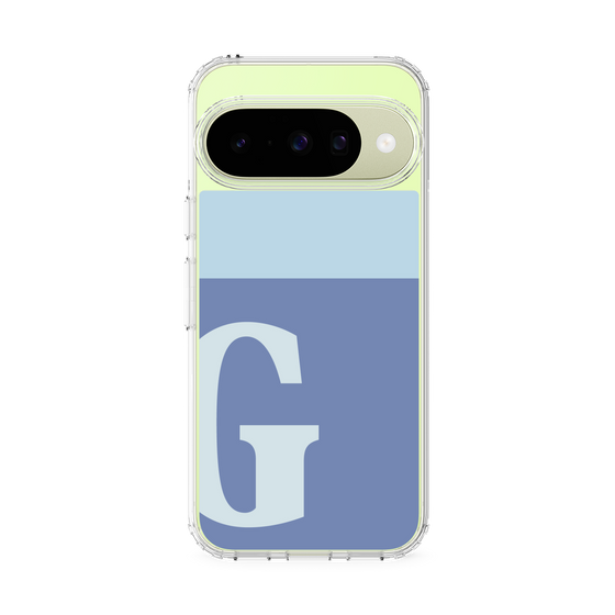 Slim Protection Case［ Original - initial two tone - G blue ］