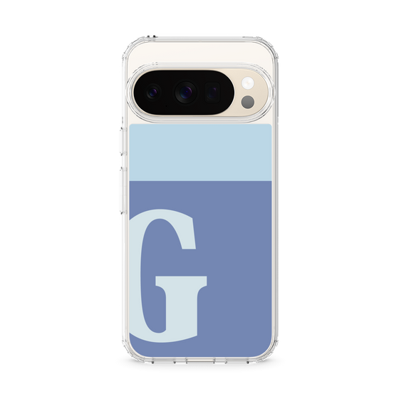 Slim Protection Case［ Original - initial two tone - G blue ］