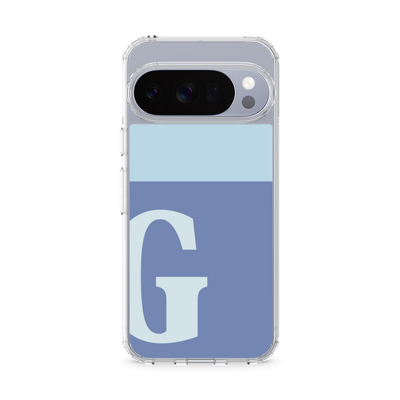 Slim Protection Case［ Original - initial two tone - G blue ］
