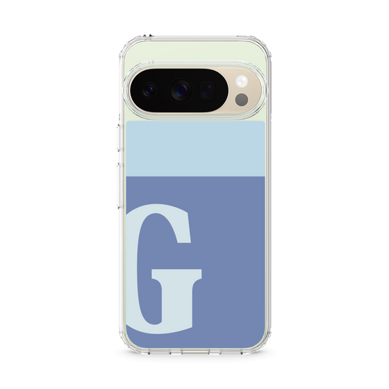 Slim Protection Case［ Original - initial two tone - G blue ］