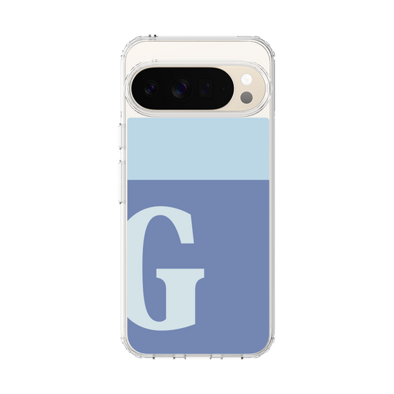 Slim Protection Case［ Original - initial two tone - G blue ］
