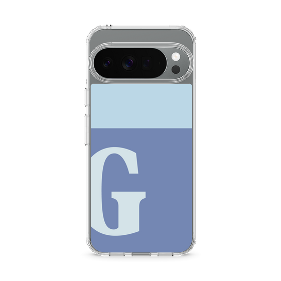 Slim Protection Case［ Original - initial two tone - G blue ］