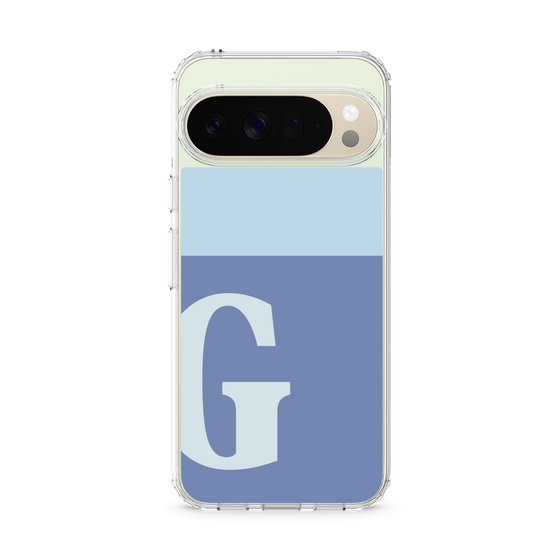 Slim Protection Case［ Original - initial two tone - G blue ］