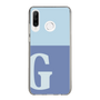 Slim Protection Case［ Original - initial two tone - G blue ］