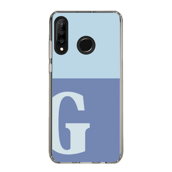 Slim Protection Case［ Original - initial two tone - G blue ］