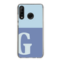 Slim Protection Case［ Original - initial two tone - G blue ］
