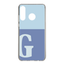 Slim Protection Case［ Original - initial two tone - G blue ］