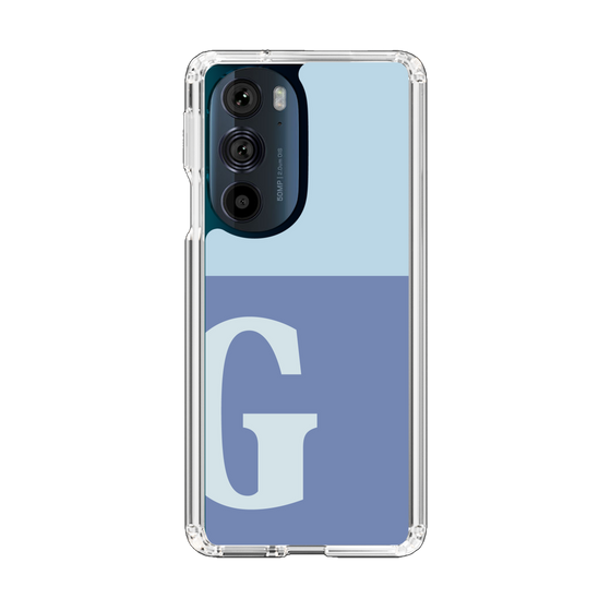 Slim Protection Case［ Original - initial two tone - G blue ］