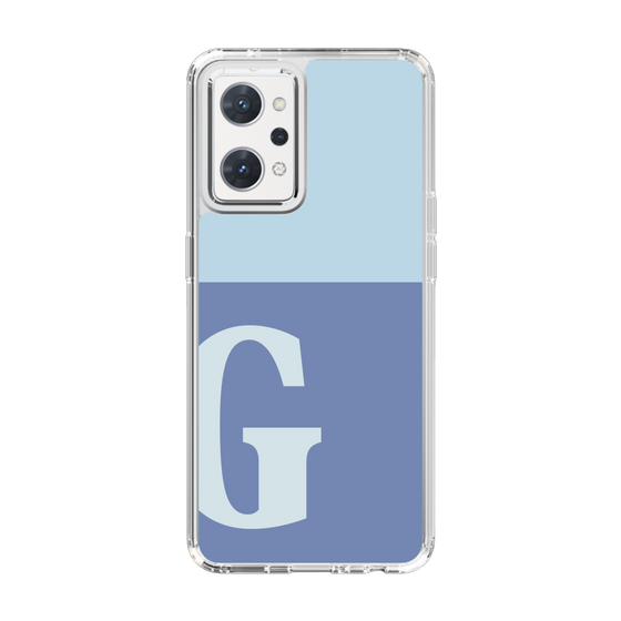 Slim Protection Case［ Original - initial two tone - G blue ］