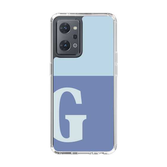 Slim Protection Case［ Original - initial two tone - G blue ］