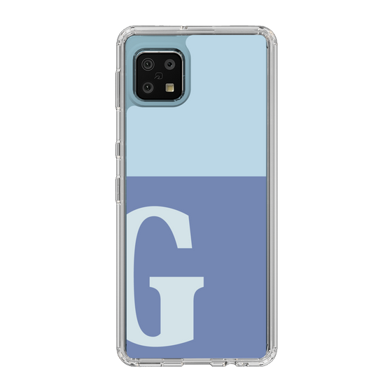 Slim Protection Case［ Original - initial two tone - G blue ］