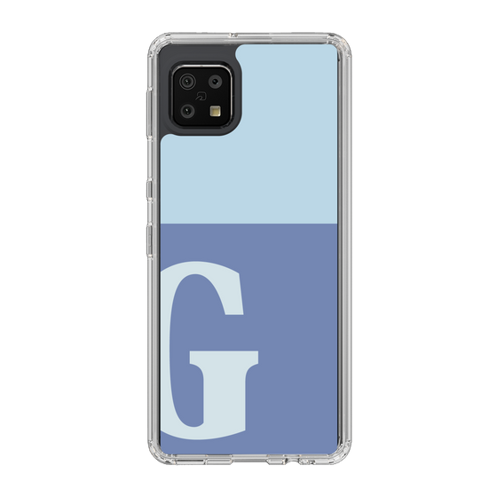 Slim Protection Case［ Original - initial two tone - G blue ］
