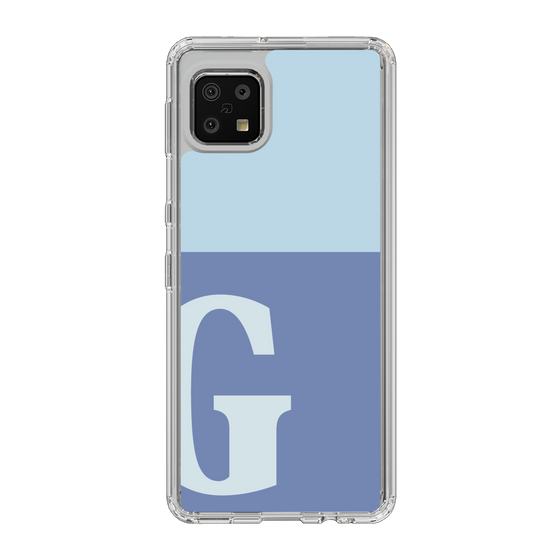 Slim Protection Case［ Original - initial two tone - G blue ］