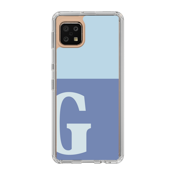 Slim Protection Case［ Original - initial two tone - G blue ］