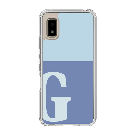 Slim Protection Case［ Original - initial two tone - G blue ］