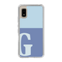Slim Protection Case［ Original - initial two tone - G blue ］