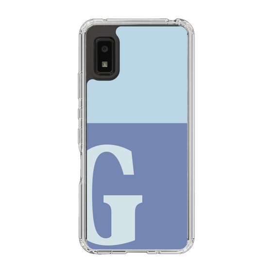 Slim Protection Case［ Original - initial two tone - G blue ］