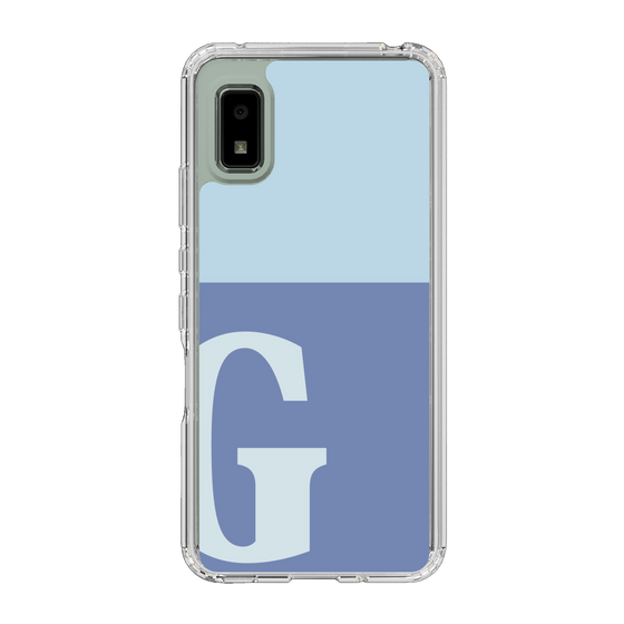 Slim Protection Case［ Original - initial two tone - G blue ］