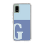 Slim Protection Case［ Original - initial two tone - G blue ］