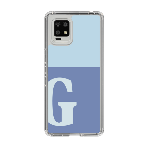 Slim Protection Case［ Original - initial two tone - G blue ］