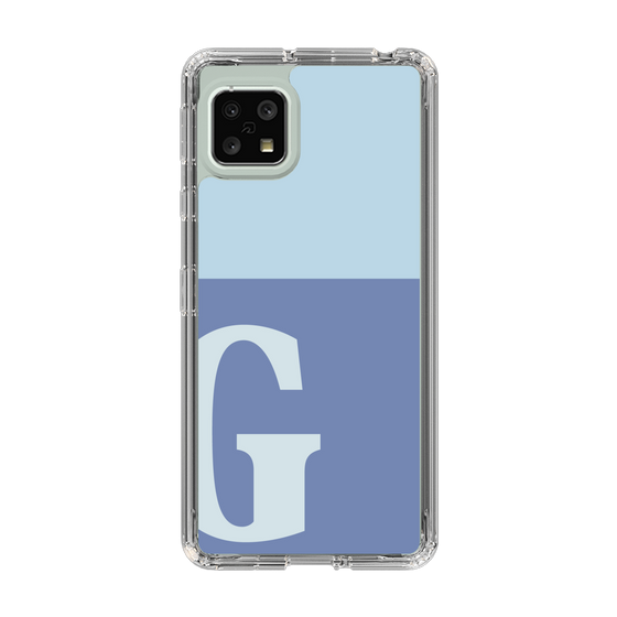 Slim Protection Case［ Original - initial two tone - G blue ］